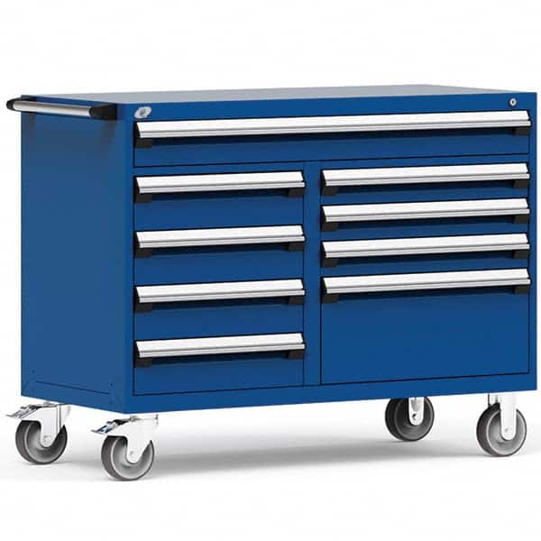 Rousseau Metal - Steel Tool Roller Cabinet: 9 Drawers - 18071001 - MSC  Industrial Supply