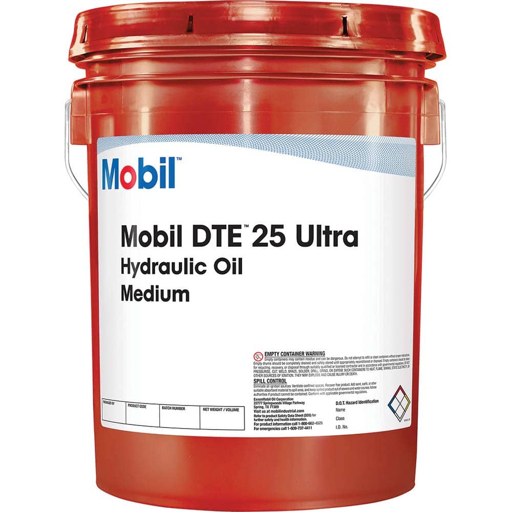 Mobil 125341 Hydraulic Machine Oil: ISO 11158:2009, 5 gal, Pail 