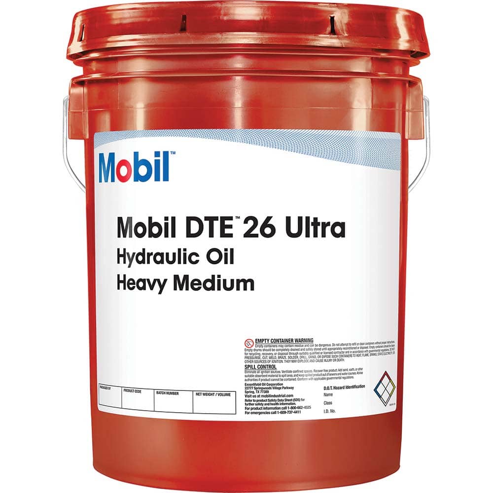 Mobil 125342 Hydraulic Machine Oil: ISO 11158:2009, 5 gal, Pail 