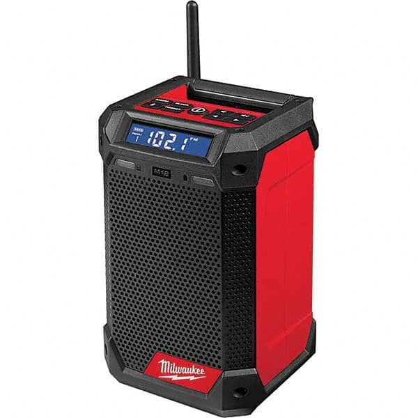 Job Site Radios; Job Site Radio Type: Charger ; Radio Reception: AM; FM ; Batteries Included: Yes ; Battery Chemistry: Lithium-ion ; Overall Height: 9.21in ; Overall Depth: 5.39in