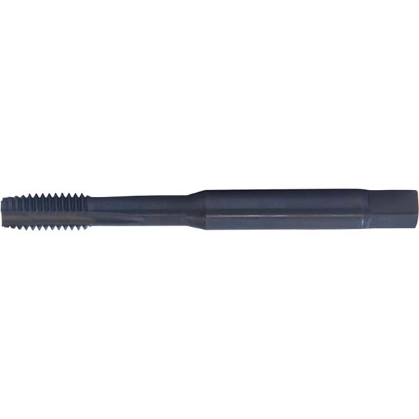 Spiral Point Tap: #10-32 UNF, 3 Flutes, Plug Chamfer, 2B Class of Fit, High-Speed Steel-E, Steam Oxide Coated