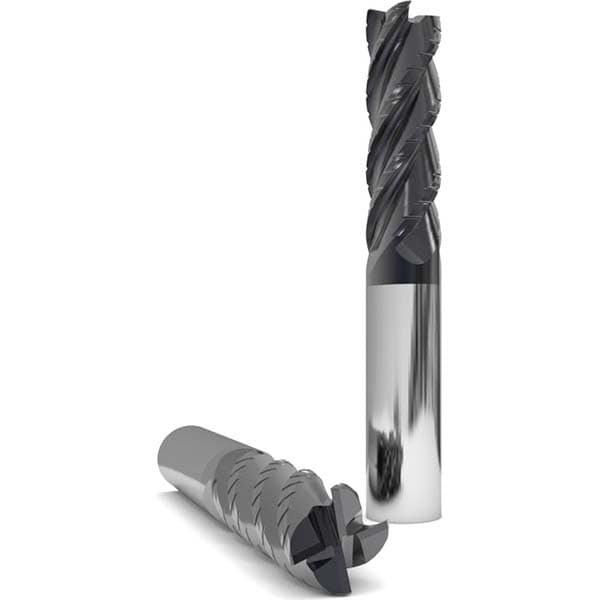 GWS 111237 Square End Mill: 1/4 Dia, 3/4 LOC, 1/4 Shank Dia, 2-1/2 OAL, 4 Flutes, Solid Carbide Image