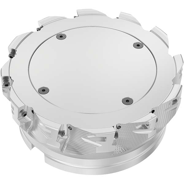 Indexable Square-Shoulder Face Mills; Maximum Cutting Diameter (Inch): 6 ; Maximum Cutting Diameter (Decimal Inch): 6.0000 ; Maximum Depth of Cut (mm): 15.00 ; Arbor Hole Diameter (Inch): 2 ; Arbor Hole Diameter (Decimal Inch): 2.0000