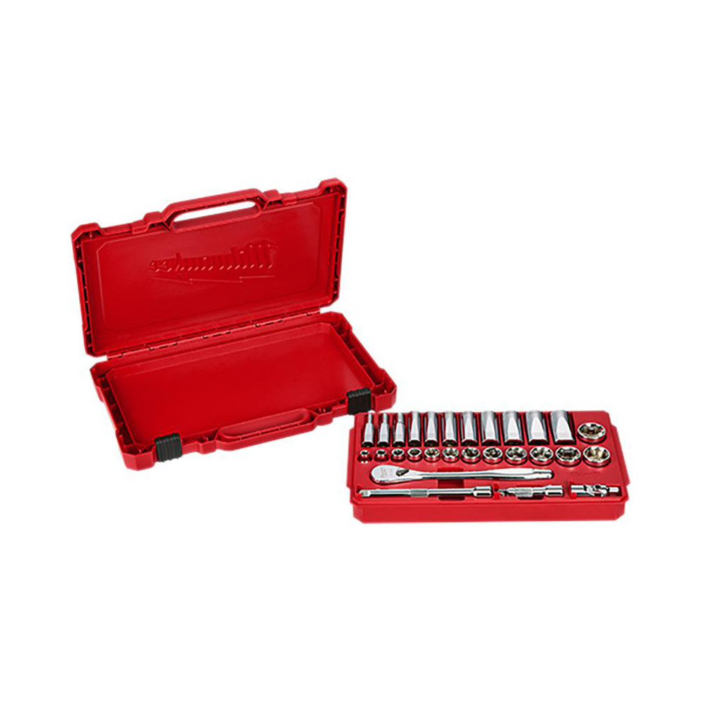 Milwaukee Tool Combination Hand Tool Set 28 Pc, Mechanic's Tool Set