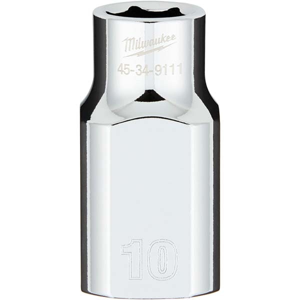 Hand Socket: 10 mm Socket, 6-Point