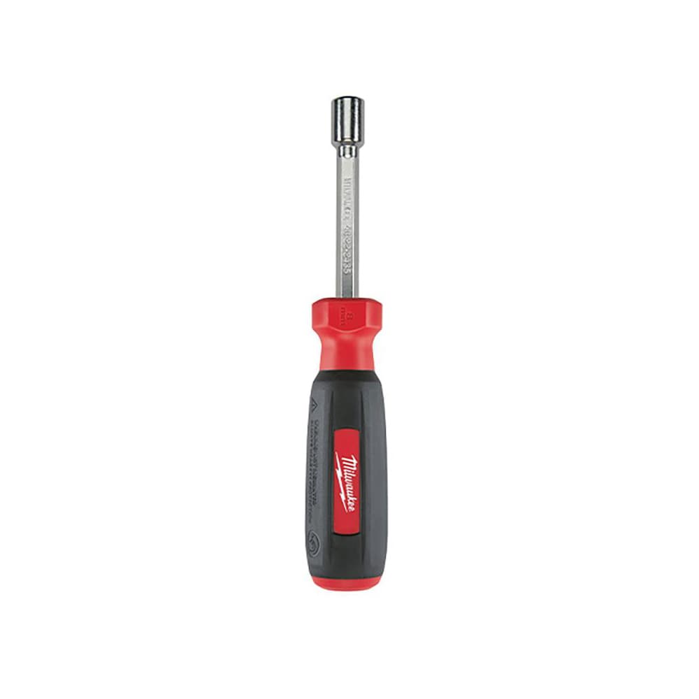 Nut Driver: Hollow Shaft, Comfort Hand Grip Handle, 7" OAL