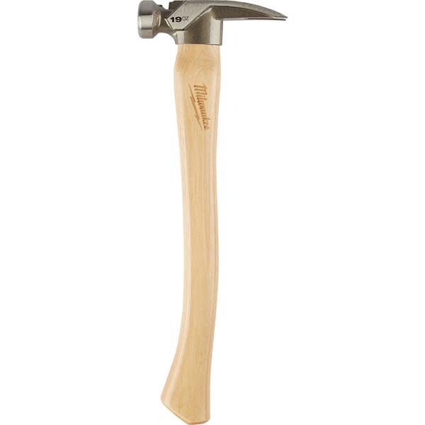 Nail & Framing Hammers; Claw Style: Straight ; Head Weight Range: 17 oz. - 20 oz. ; Overall Length Range: 14" - 20.9" ; Handle Material: Hickory ; Face Surface: Smooth ; Head Weight (oz.): 19.00