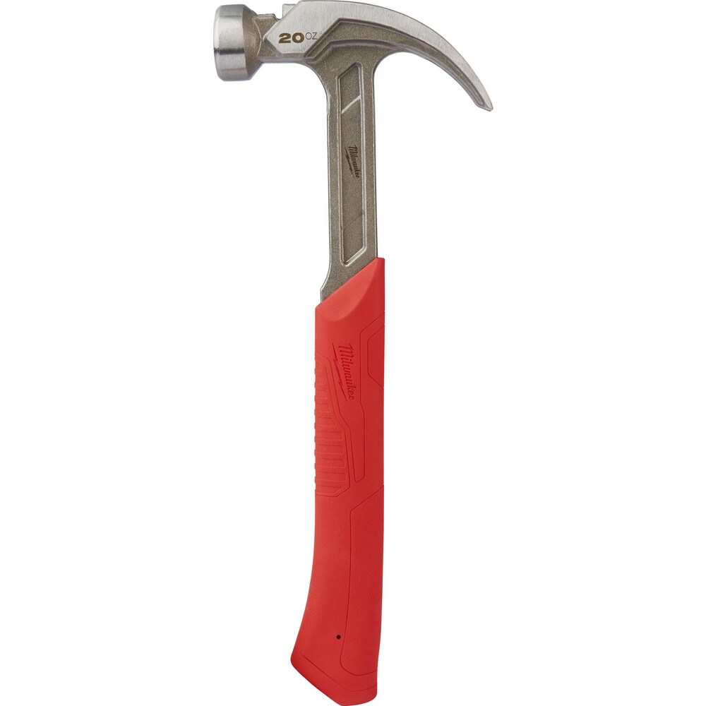 Nail & Framing Hammers; Claw Style: Curved ; Head Weight Range: 17 oz. - 20 oz. ; Overall Length Range: 14" - 20.9" ; Handle Material: Steel ; Face Surface: Smooth