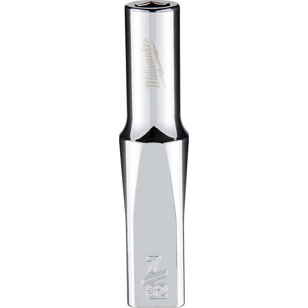 Deep Hand Socket: 1/4 Drive, 7/32" Socket, 6 Points, Not Tether Capable