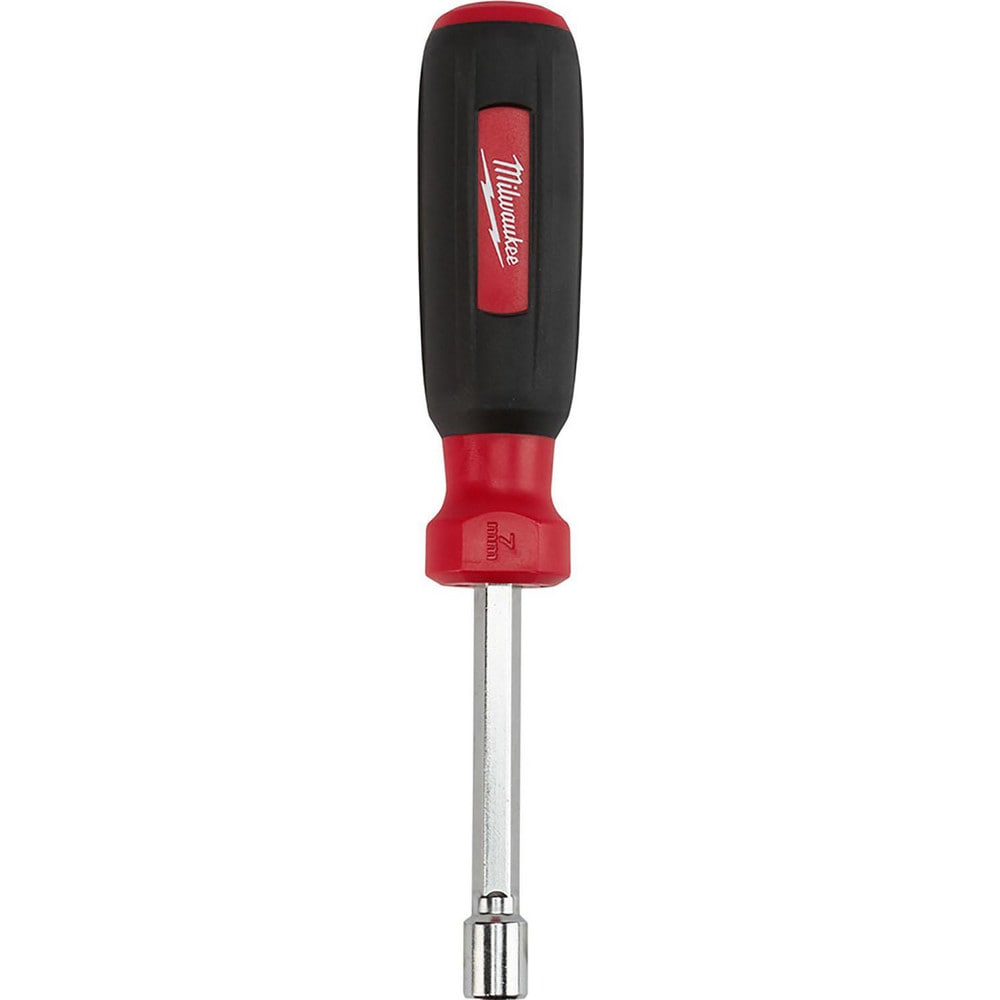 Nut Driver: Hollow Shaft, Comfort Hand Grip Handle, 7" OAL
