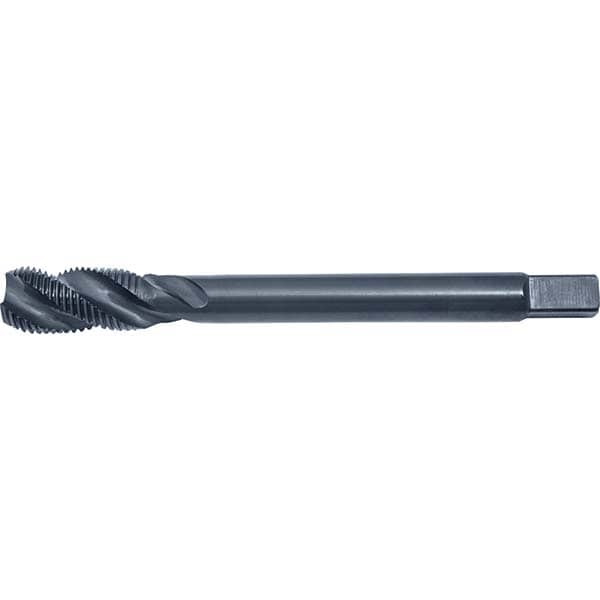 Cleveland C98148 Spiral Flute Tap: M16 x 1.50, DIN, 4 Flute, Modified Bottoming, 6H Class of Fit, HSS-E, Black Oxide Finish Image