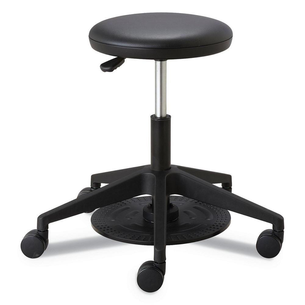 Lab Stool, Backless, Supports Up to 250 lb, 19.25