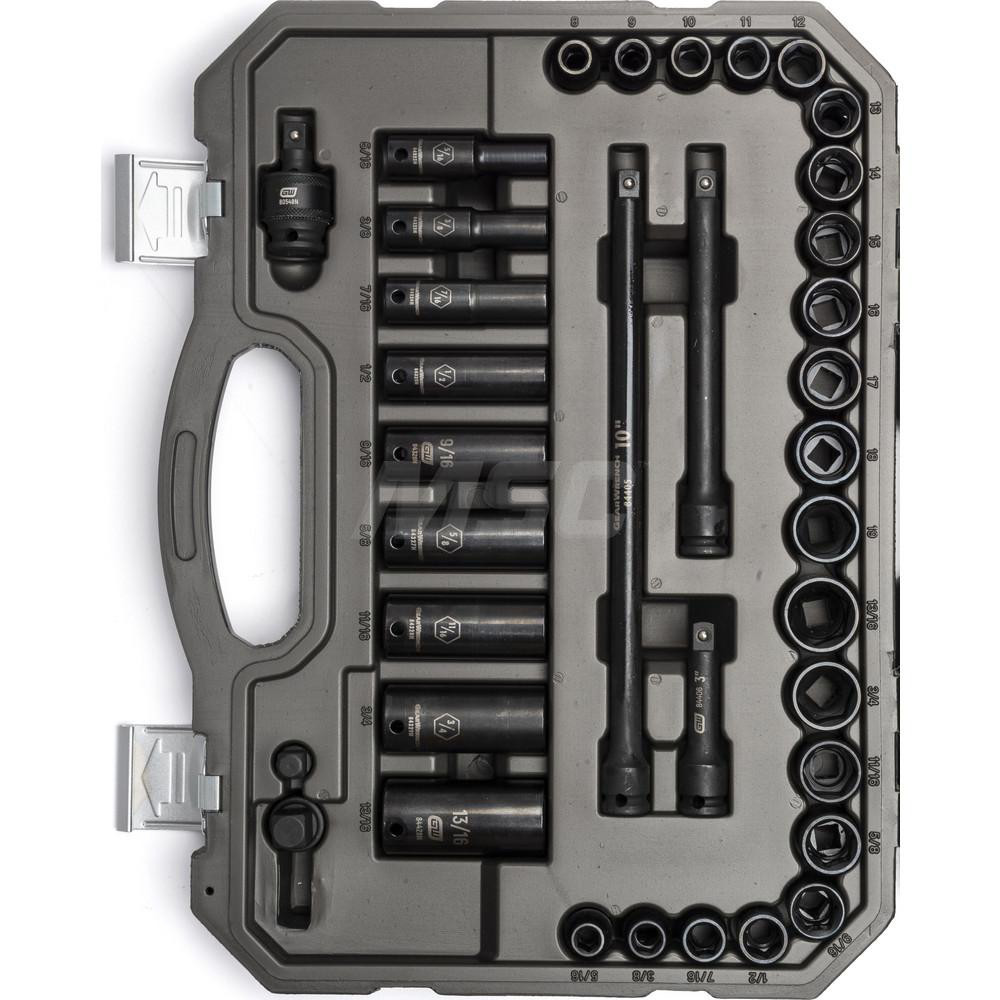 GEARWRENCH Socket Set 49 Pc, MSC Direct