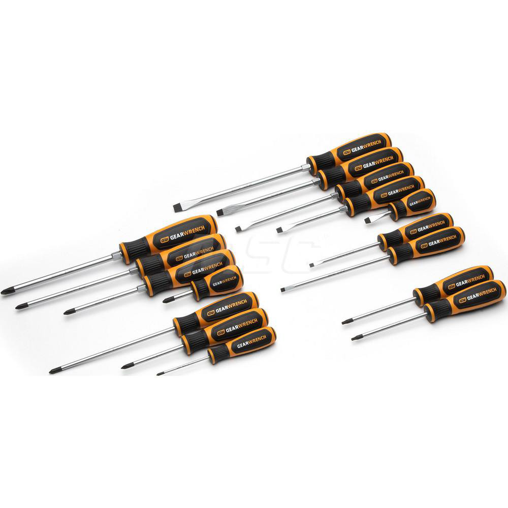 GEARWRENCH Screwdriver Set 22 Pc, Philips, Slotted, Torx & Stubby