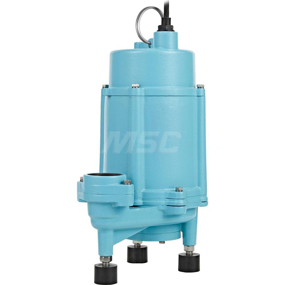 Grinder Sewage & Effluent Pump: Manual, 1 hp, 6.5A, 230V