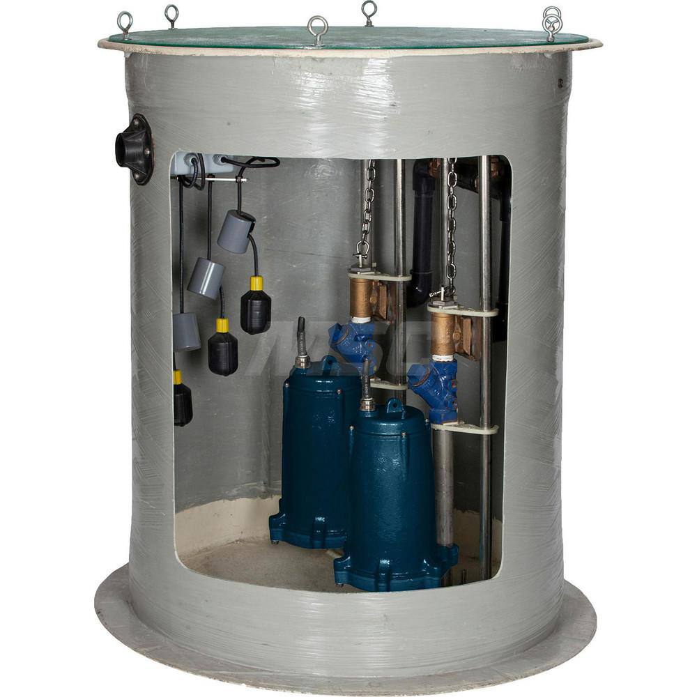 Grinder Sewage & Effluent Pump: Manual, 2 hp, 13.9A, 208 to 230V