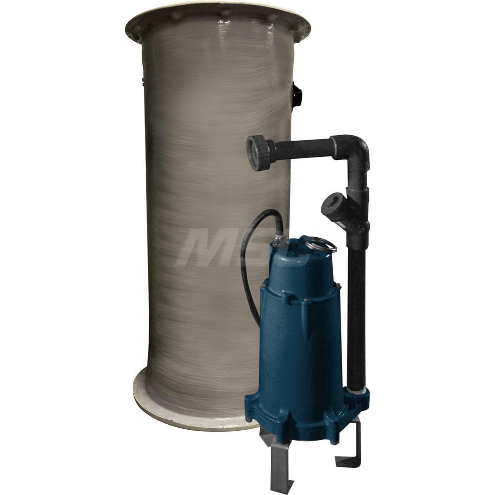 Grinder Sewage & Effluent Pump: Automatic, 2 hp, 13.9A, 208 to 230V