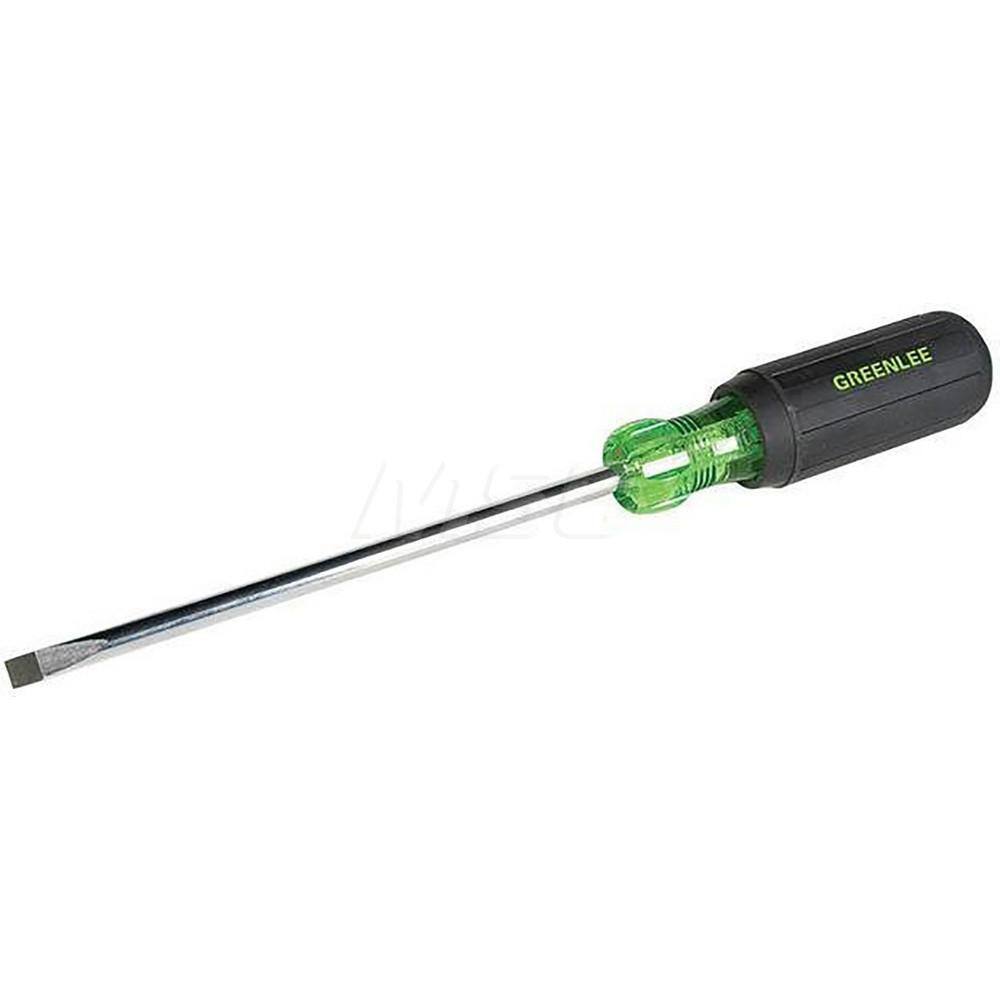 Slotted Screwdriver: 1/4" Width, 10-11/32" OAL