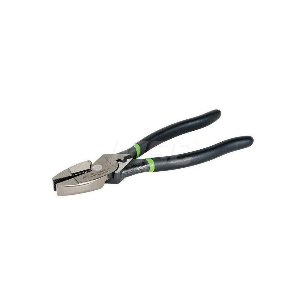 Crimpers; Type: Pliers ; Capacity: 12 AWG ; Handle Material: Dipped Vinyl ; Overall Length (Inch): 9