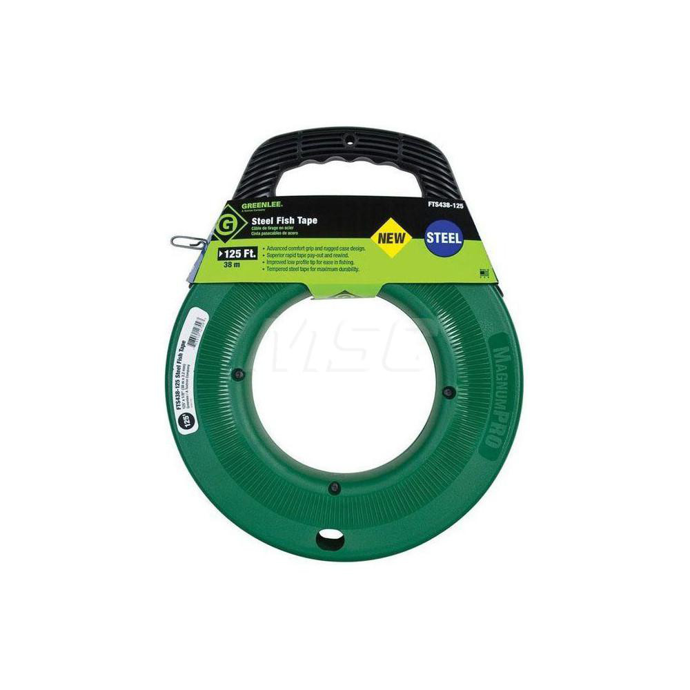 Greenlee Fish Tape; Tape Type Fish; Material Plastic, Steel; Tape