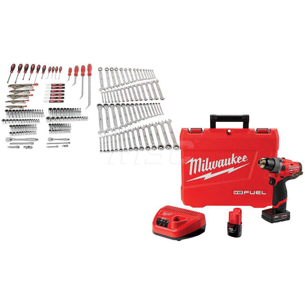 Milwaukee Tool Combination Hand Tool Set 1/4" 3/8" Drive 18285254