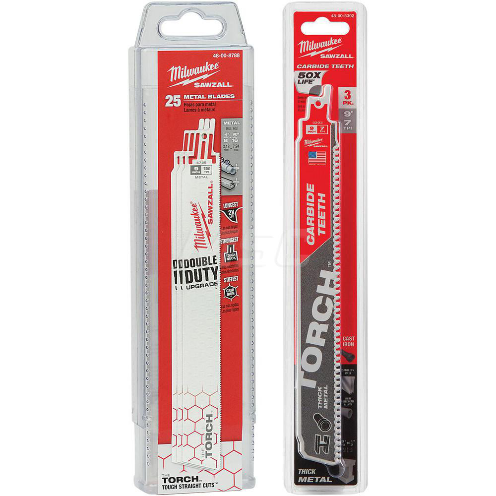 Milwaukee Tool Reciprocating Saw Blades; Blade Material Steel
