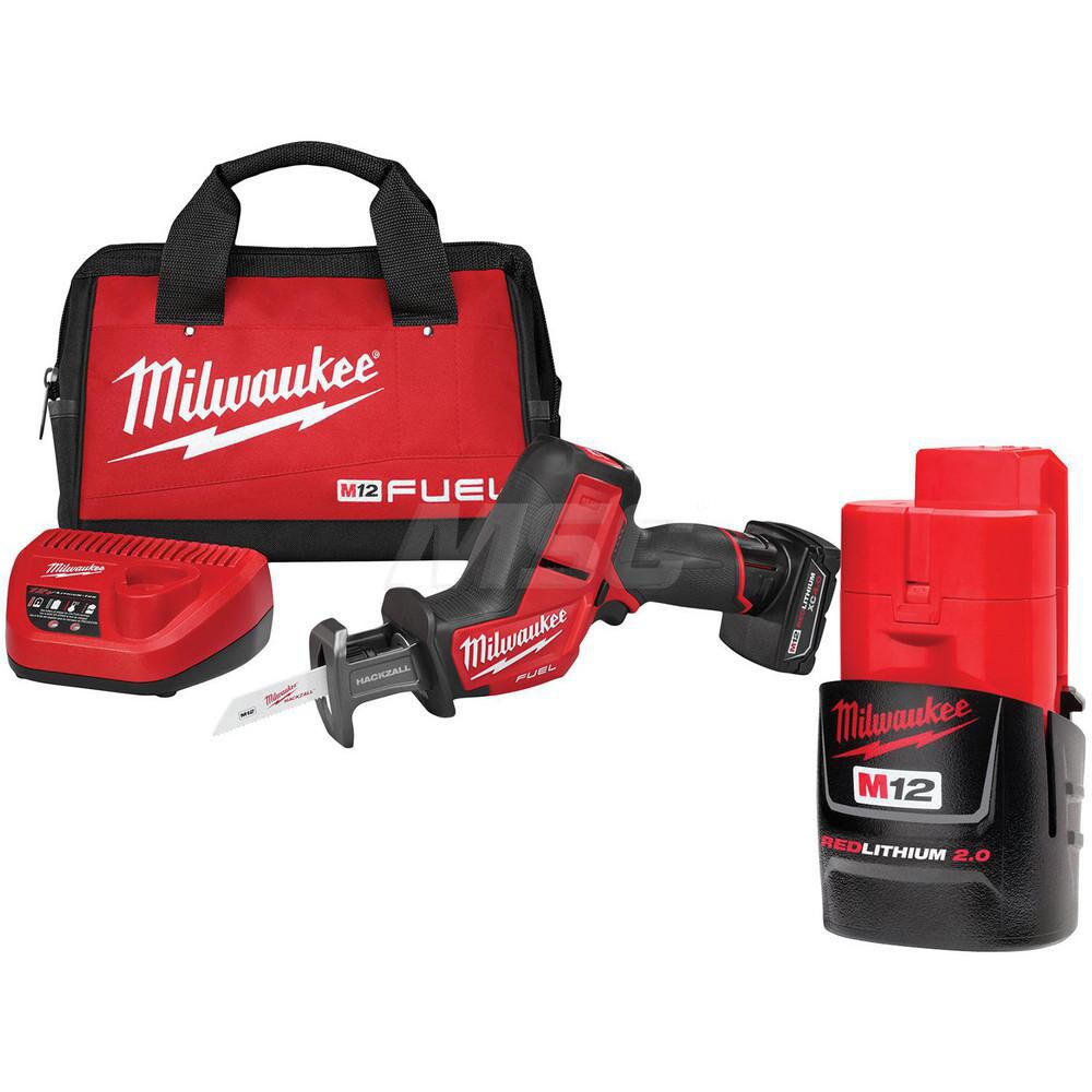 Milwaukee Tool Cordless Reciprocating Saw 12V 0 to 3 000 SPM