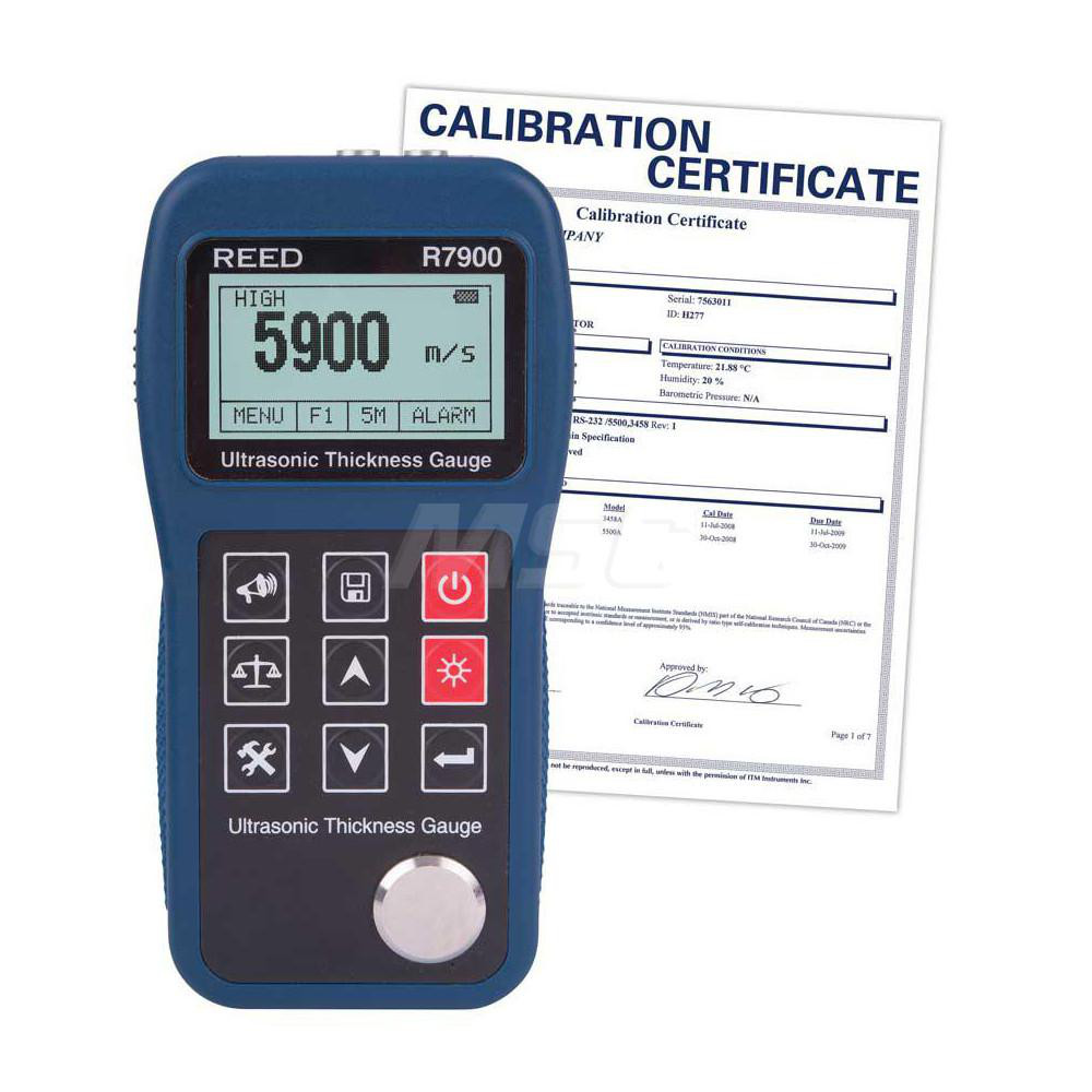 REED Instruments - Electronic Thickness Gages; Minimum Measurement (mm ...