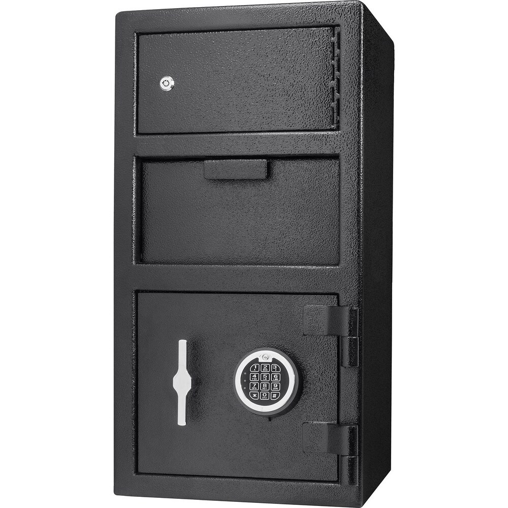 Safes; Type: Depository Safe ; Internal Width (Inch): 13-3/4 ; Internal Height (Inch): 6-29/32 ; Internal Depth (Inch): 12-51/64 ; External Width (Inch): 14 ; External Height (Inch): 27-1/4