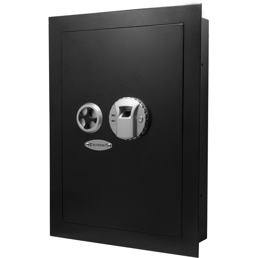 Barska Safes; 133/4X133/4X183/4" BIOMETRIC WALL SAFE MSC