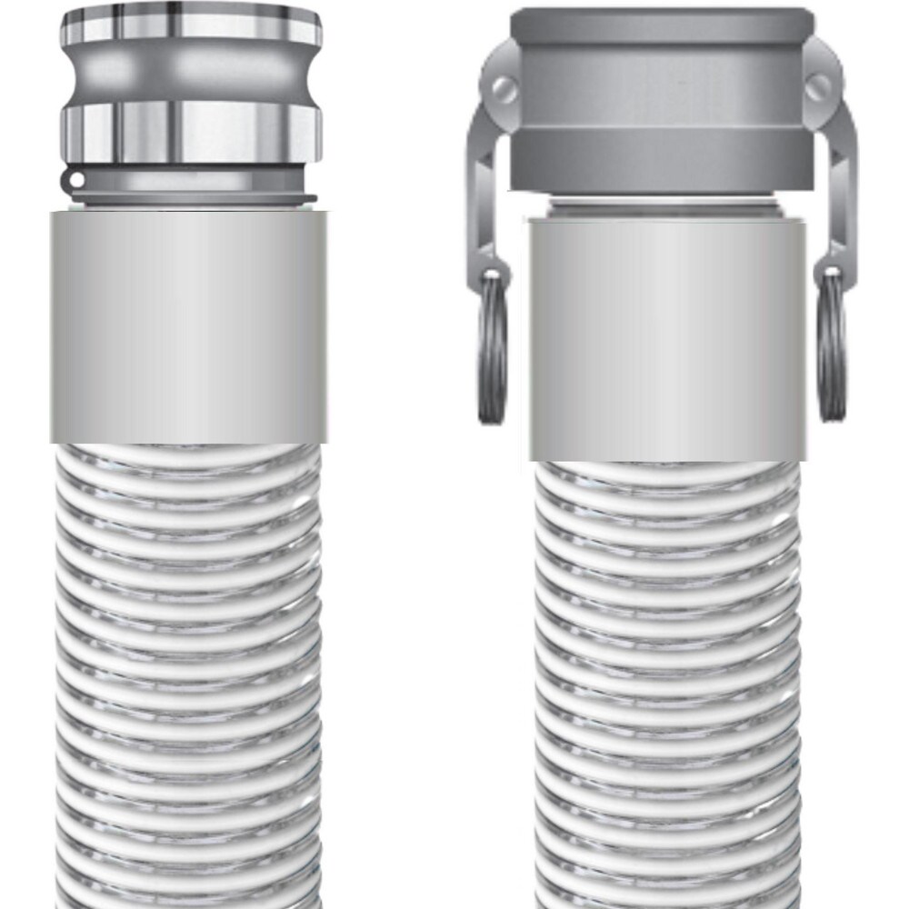 Liquid Suction & Discharge Hose; Inside Diameter (Inch): 1-1/2 ; Length (Feet): 10 ; Outside Diameter (Decimal Inch): 1.8400 ; Material: PVC ; Working Pressure (psi): 90.000 ; Vacuum Rating: 29 In. Hg