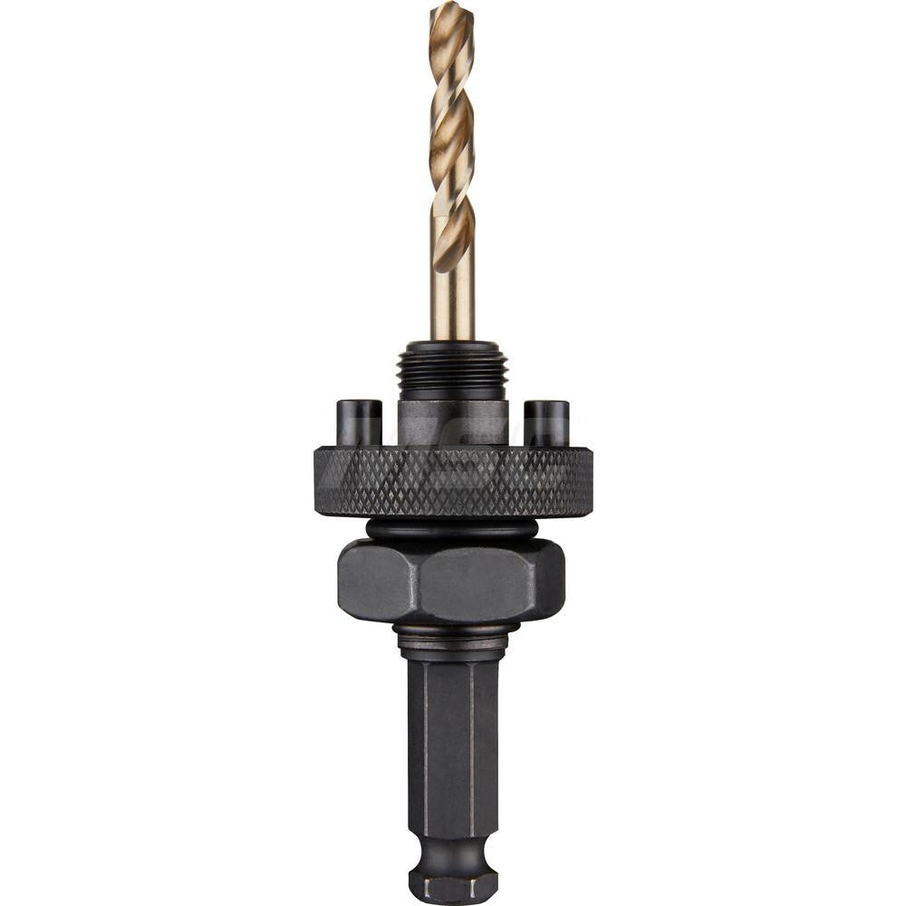 Hole Saw Arbor: Hex Shank, Drill Pilot