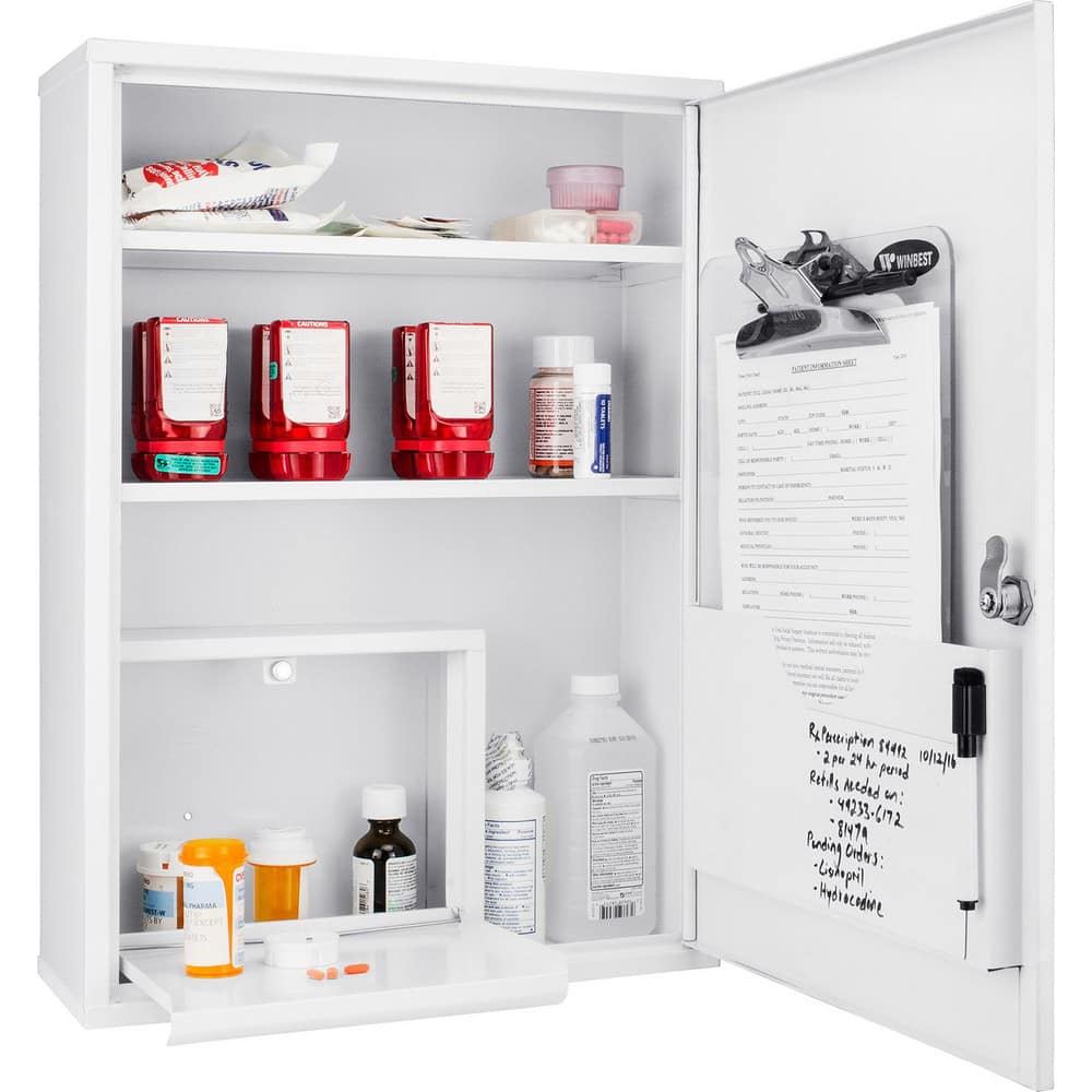 Empty First Aid Cabinets & Cases; Product Type: Medical Cabinet ; Mount Type: Wall Mount ; Number of Shelves: 3