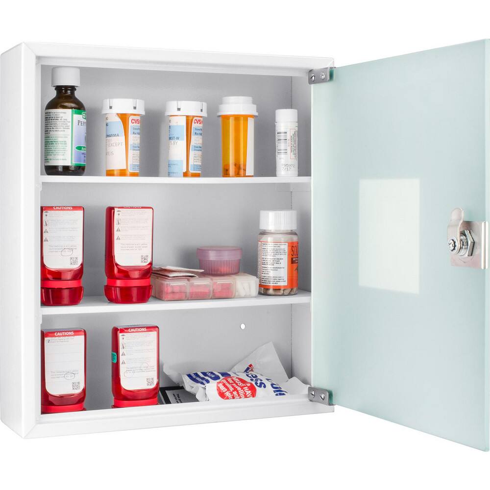 Empty First Aid Cabinets & Cases; Product Type: Medical Cabinet ; Mount Type: Wall Mount ; Number of Shelves: 3