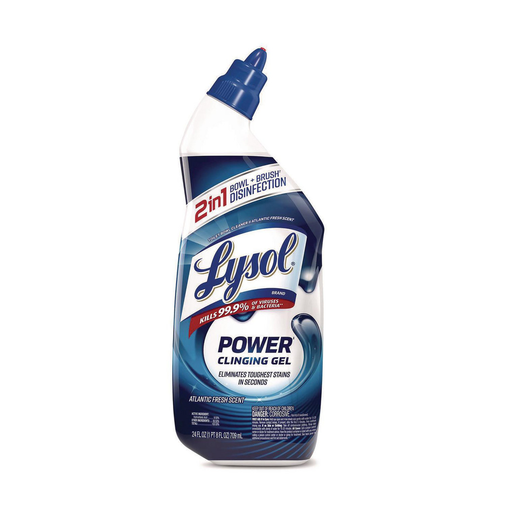 Lysol - Disinfectant Toilet Bowl Cleaner w/Lime/Rust Remover