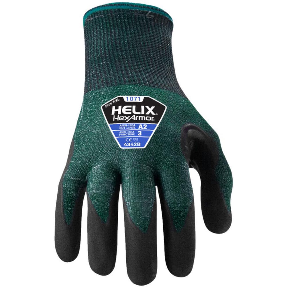 Hexarmor® Cut Puncture And Abrasion Resistant Gloves Hexarmor® Helix Size X Large Ansi Cut 2437