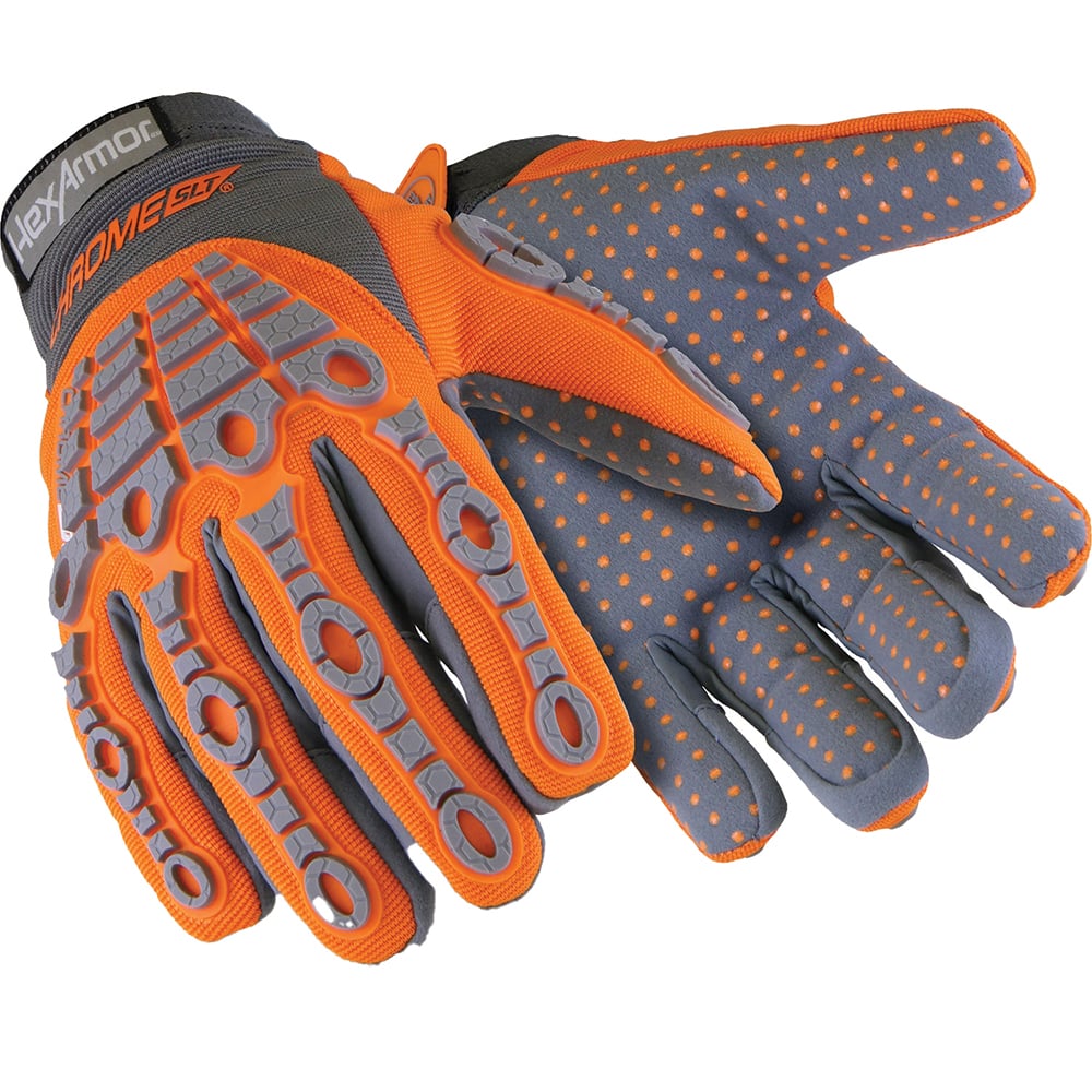 HexArmor. 4070-M (8) Cut & Puncture-Resistant Gloves: Size M, ANSI Cut A6, ANSI Puncture 2 