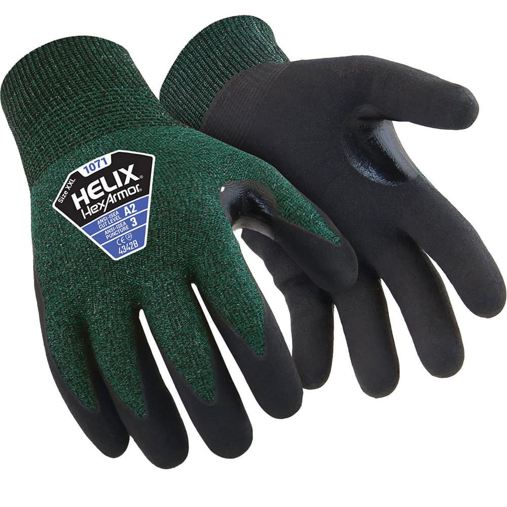 HexArmor® - General Purpose Gloves: Size X-Large, ANSI Cut A2, ANSI ...