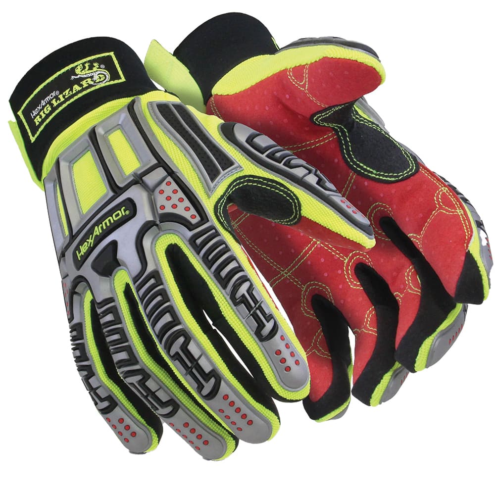 Cut & Puncture-Resistant Gloves: Size S, ANSI Cut A6, ANSI Puncture 4, Synthetic Leather