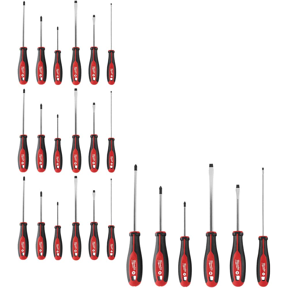 Screwdriver Set: 24 Pc, Phillips & Slotted