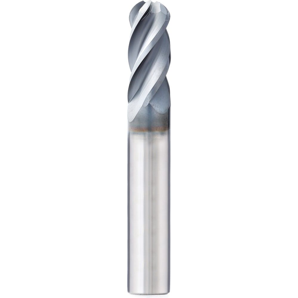 Supermill XPVB250 Ball End Mill: 0.25" Dia, 0.75" LOC, 4 Flute, Solid Carbide Image