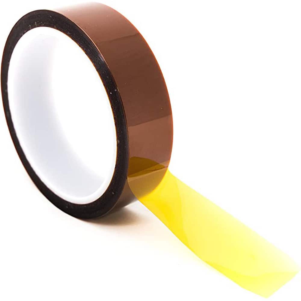 Bertech KPT-1 Polyimide Film Tape: 1" Wide, 36 yd Long, 2.5 mil Thick 