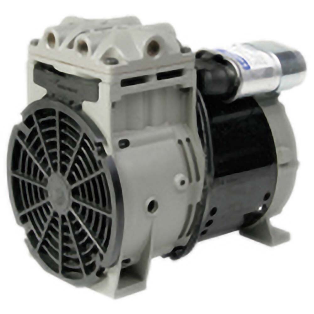 Piston-Type Vacuum Pumps; Type: Vacuum & Compressor ; Voltage: 115 VAC ; Height (Inch): 8.75 ; Length (Inch): 8-3/4