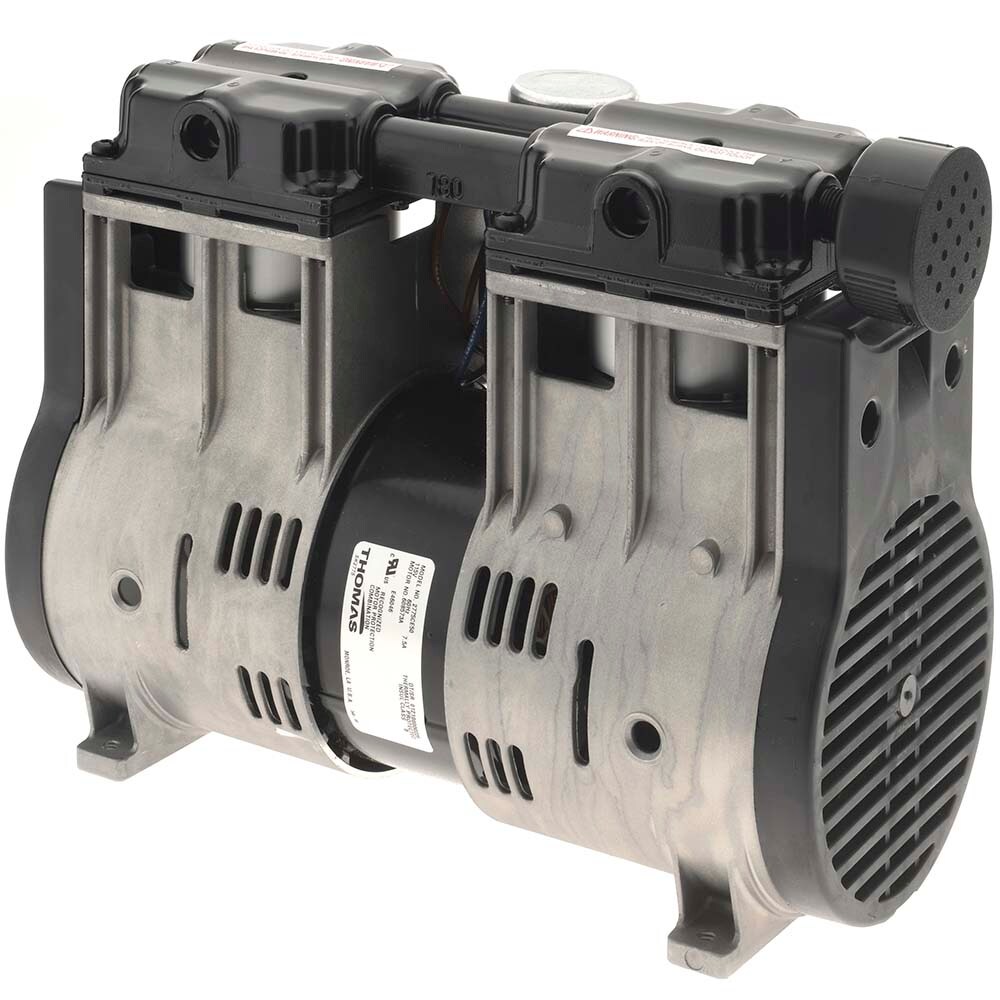 Piston-Type Vacuum Pumps; Type: Vacuum ; Voltage: 115 VAC ; Height (Inch): 11.73 ; Length (Decimal Inch): 9.8000