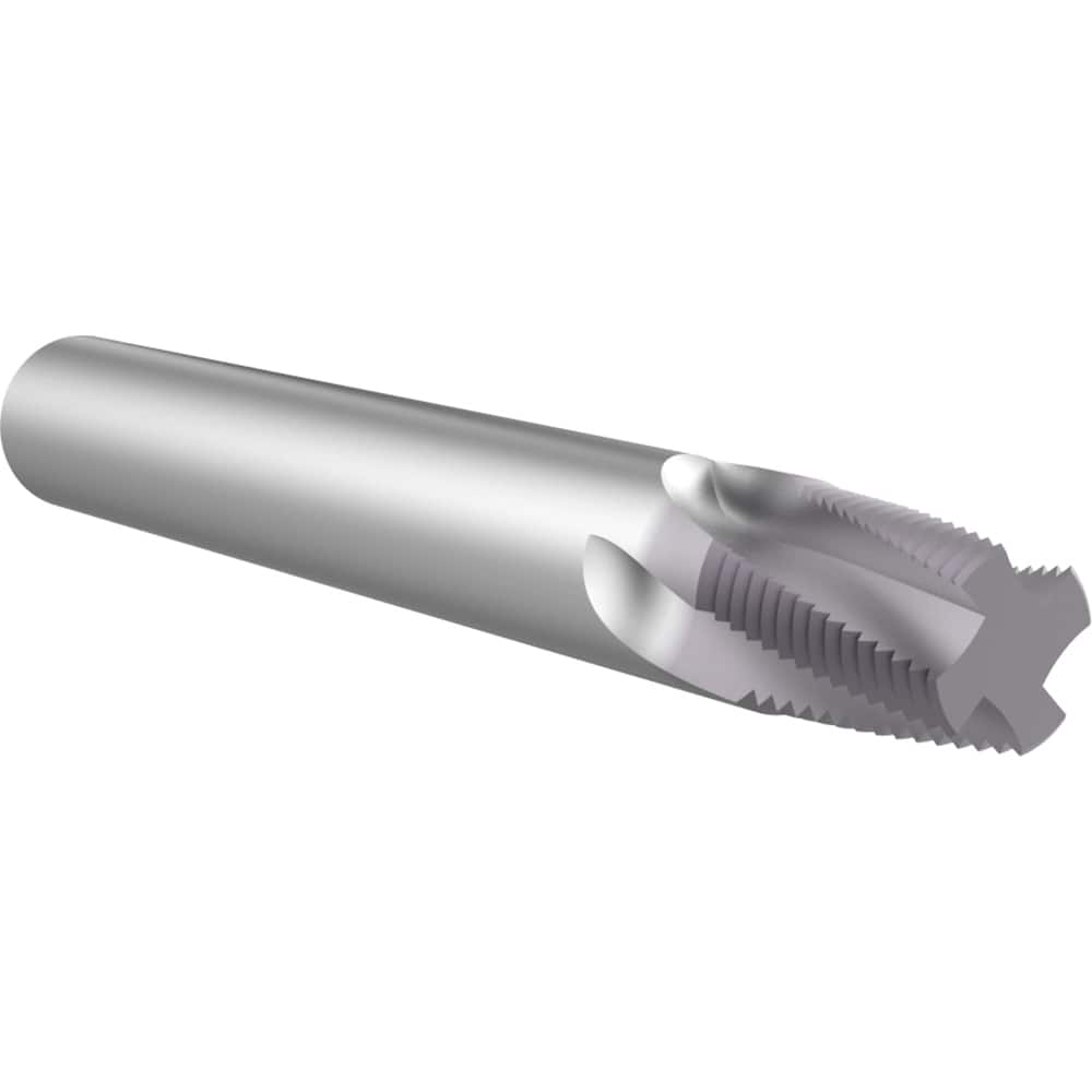 Allied Machine and Engineering HDTM27NPT Helical Flute Thread Mill: 1/8, Internal & External, 4 Flute, 0.312" Shank Dia, Solid Carbide 