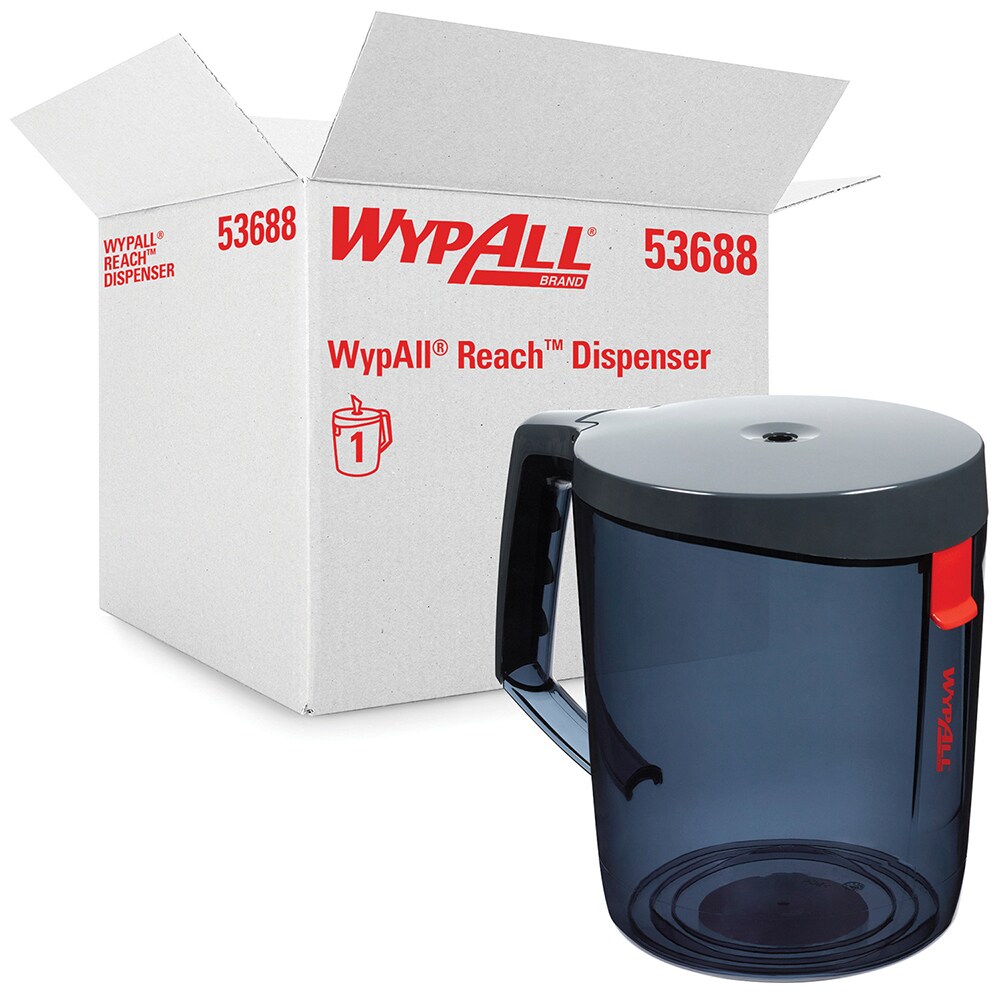 Wipe Dispensers; For Use With: 53734 ; Dispenser Style: Manual ; Color: Smoke ; Dispenser Color: Smoke