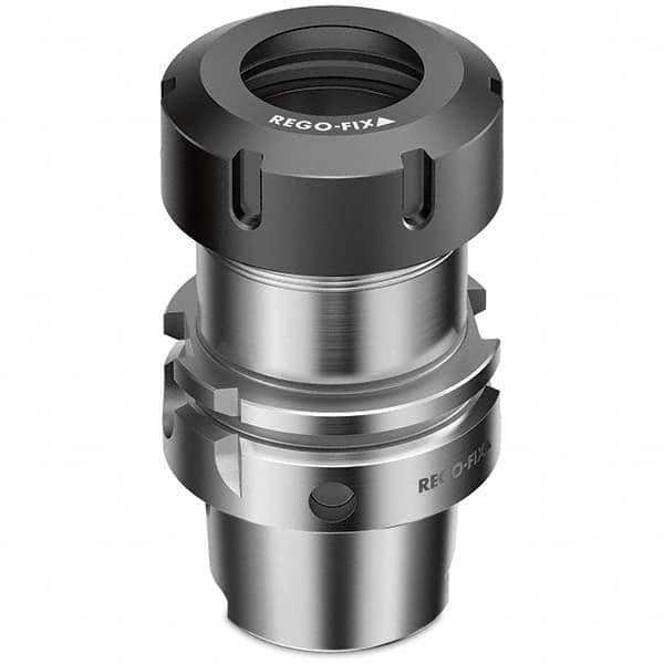 Collet Chuck: 0.5 to 10 mm Capacity, ER Collet, Hollow Taper Shank