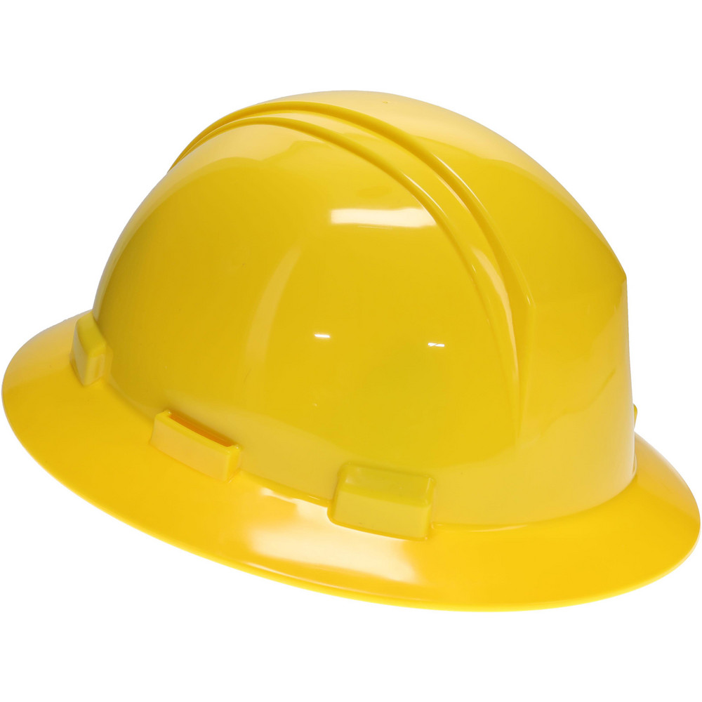 Hard Hat: Full Brim, Type I, Class E, 4-Point Suspension