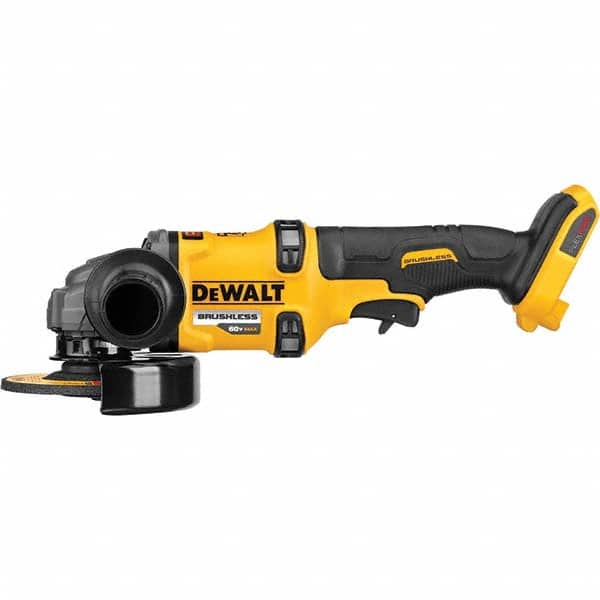 Cordless Angle Grinder: 4-1/2 to 6" Wheel Dia, 9,000 RPM