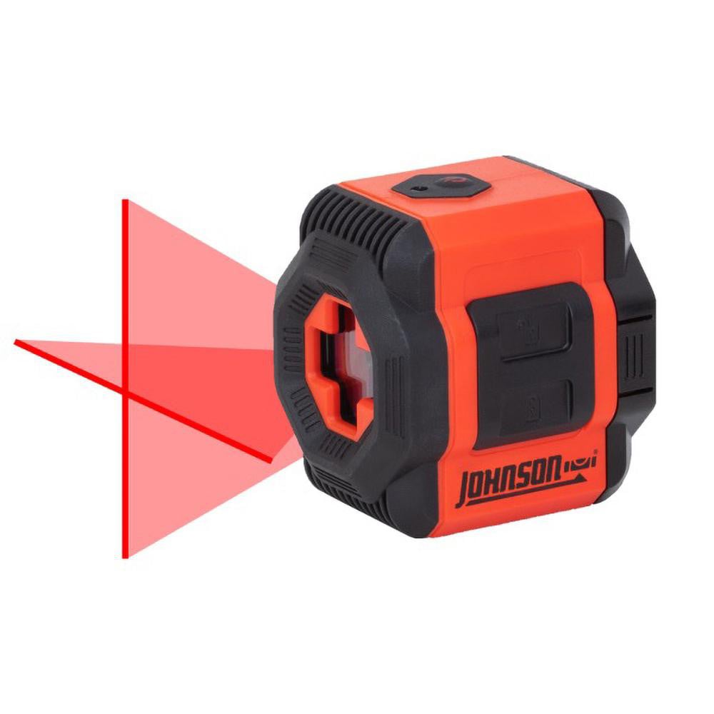 Self Leveling Cross Line Laser Level: 2 Beams, Class II, Red Beam